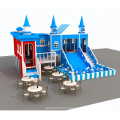 Castle Theme Indoor Playground Commercial, Small Indoor Playground for Sale, Blue Toddler Indoor Playground